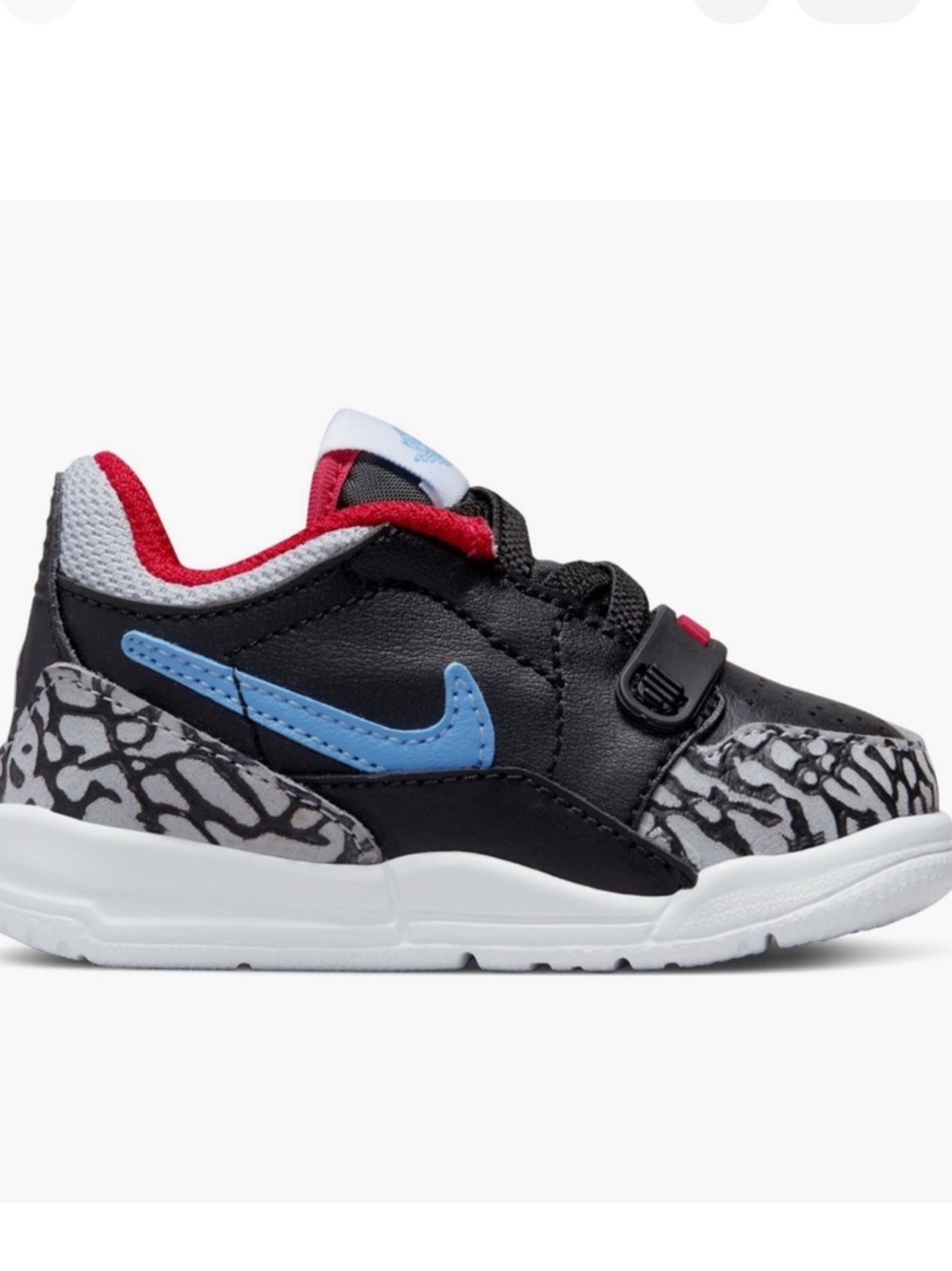 NIKE JORDAN Legacy 312 Low Sneaker Kids Black Red Blue Toddler Shoes